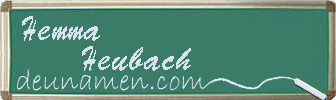 Hemma Heubach Visitenkarte